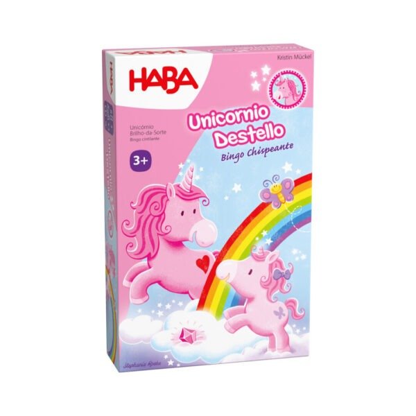 Unicornio Destello. Bingo Chispeante